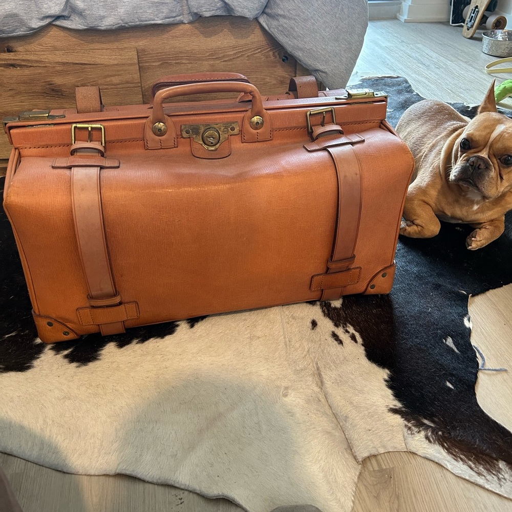 Vintage limited edition Tanner Krolle carrrying bag